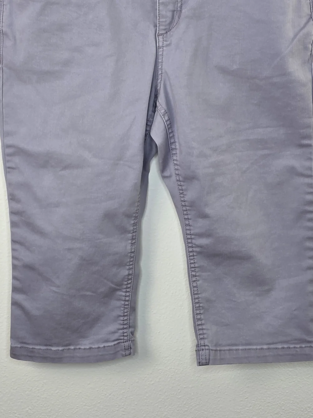 Soundstyle Mid-Length Jean Shorts in Lavender Size 10